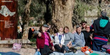 Turistas en vacaciones de invierno, en Jujuy