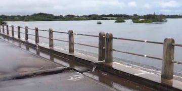Preocupación por el desborde de los ríos Corrientes y Santa Lucía\u002E