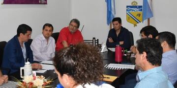 José Martinez junto a Concejales de La Rioja