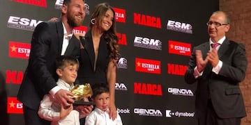 Sólo el pequeño Ciro faltó a la ceremonia que organizó el diario Marca\u002E (@marca)