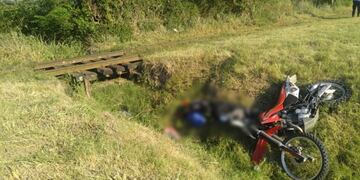 Ayer, en Juárez Celman, otro motoclista perdió la vida en un accidente\u002E