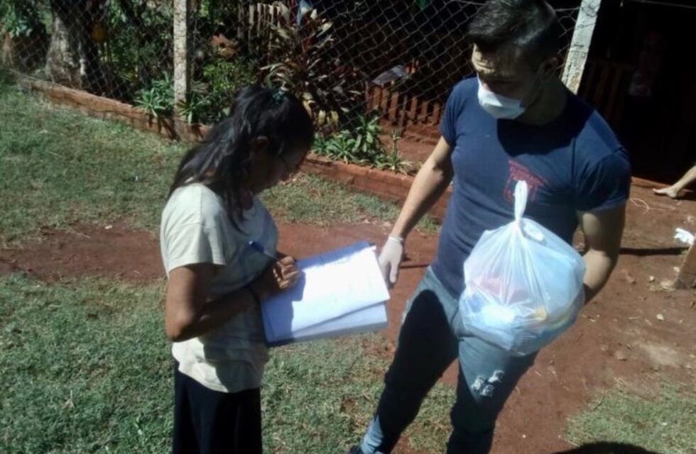 La municipalidad de Eldorado asiste con alimentos a familias vulnerables