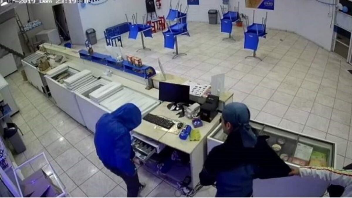 Captura de las imágenes tomadas durante el robo\u002E