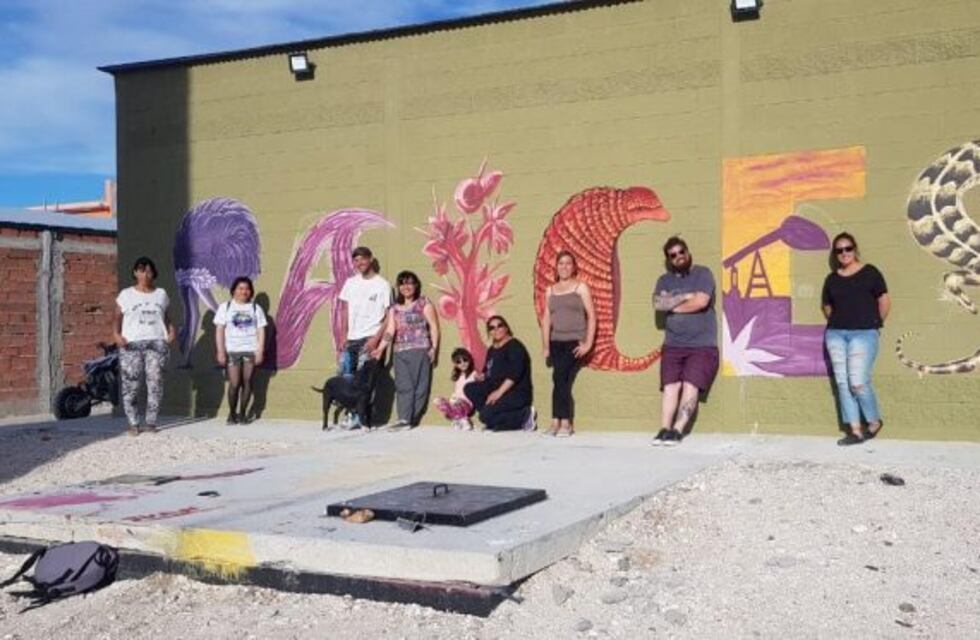 Las Heras: murales que llenan de colores de la ciudad