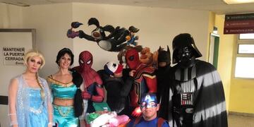 Fantasía hecha realidad en el Hospital de Niños\u002E Por los chicos\u002E