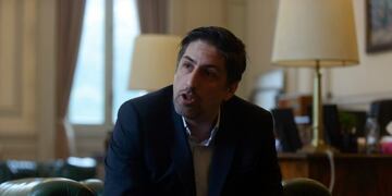 Nicolás Trotta, ministro de Educación de la Nación, durante una entrevista con diario Clarín\u002E (Clarín)