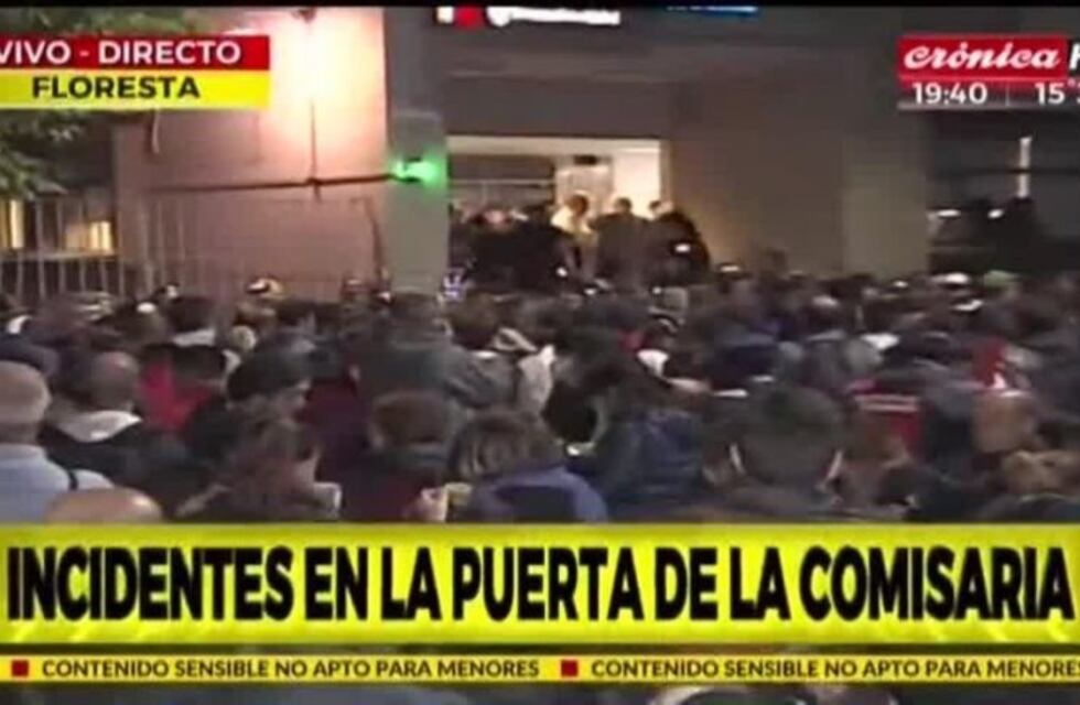 Tensión en la comisaría donde están los detenidos