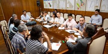 Capitanich reunió en la mañana de hoy al equipo de obras públicas y empresas del Estado\u002E (Prensa Gobierno del Chaco)