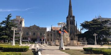 Plaza San Martín de Azul