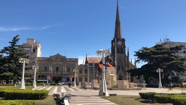 Plaza San Martín de Azul