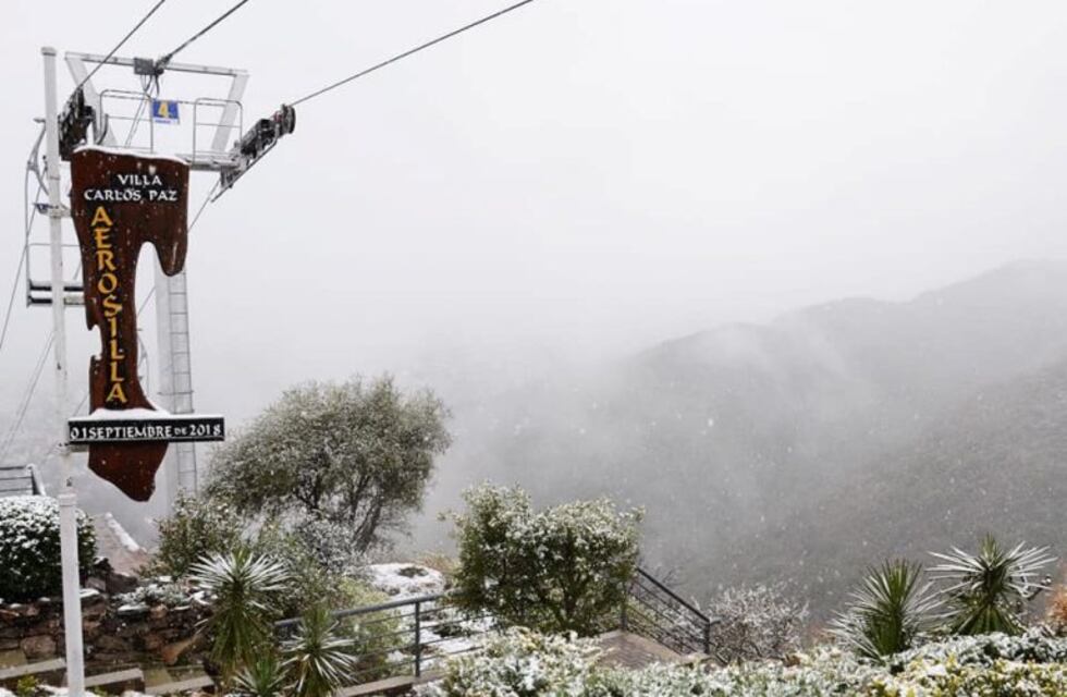 Podría nevar el martes en Carlos Paz