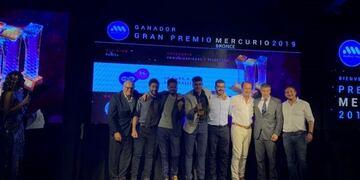 Carlos Wilson, Fernando Wilson, Ariel Fritz de Wiltel NexTV y Mario Liotta y Andrés Dentoni de Todo Un Palo\u002E También Directivos de Asociación Argentina de Marketing