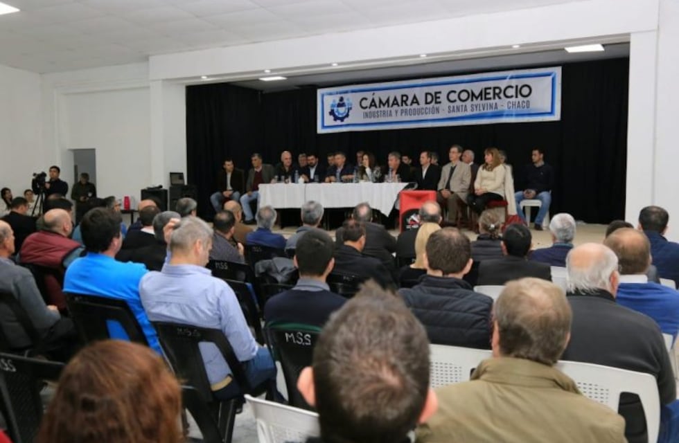 Ante comerciantes, Peppo presentó el plan de Reconstrucción del Chaco