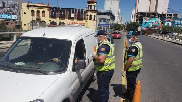Controles policiales en Córdoba\u002E