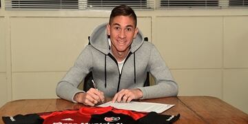 Danilo Ortiz firmó su contrato con la Lepra