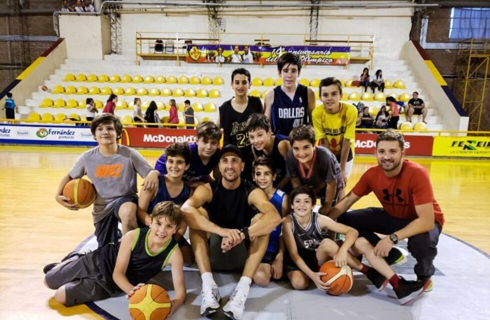 Cumplieron el sueño de entrenar con Manu Ginóbili