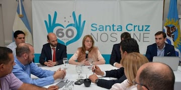 Lago Posadas estuvo en reunión de intendentes para analizar nueva ley de coparticipación