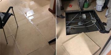 El derrame se produjo durante el feriado del \