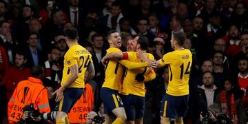 Europa League: el Atlético Madrid de Simeone empata 1-1 en su visita al Arsenal por la ida de las semis\u002E Foto: REUTER\u002E