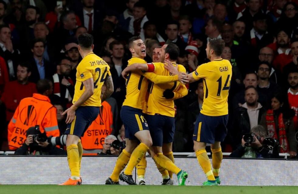 Europa League: el Atlético Madrid de Simeone empató 1-1 con Arsenal por la ida de las semifinales
