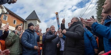 antorcha olímpica inicia el recorrido por Ushuaia