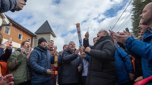 antorcha olímpica inicia el recorrido por Ushuaia