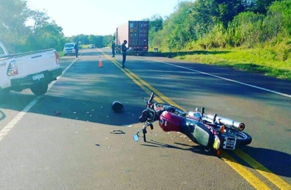 Accidente sobre la Ruta Nacional 14 dejó dos lesionados