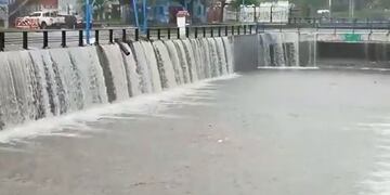 Bajo nivel de Temperley inundado\u002E (Captura)