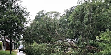 Intensa tormenta en Mburucuyá