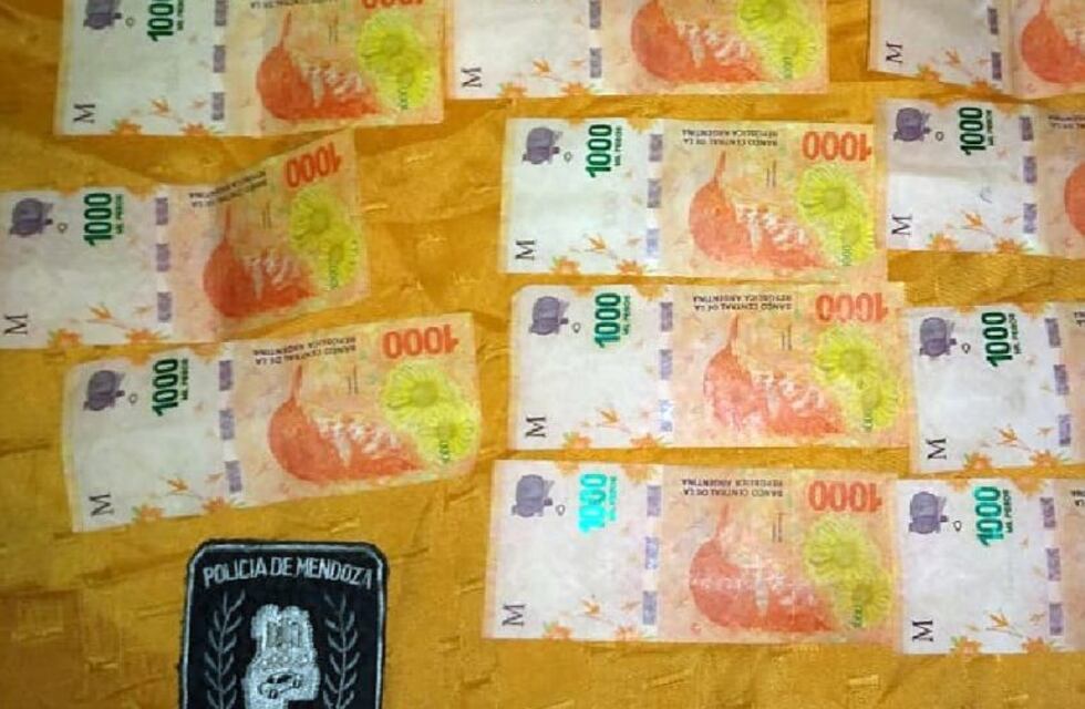Dos cordobeses detenidos por pagar con $11.000 falsos en San Rafael
