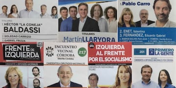 Así serán las boletas de Córdoba para las elecciones del domingo\u002E
