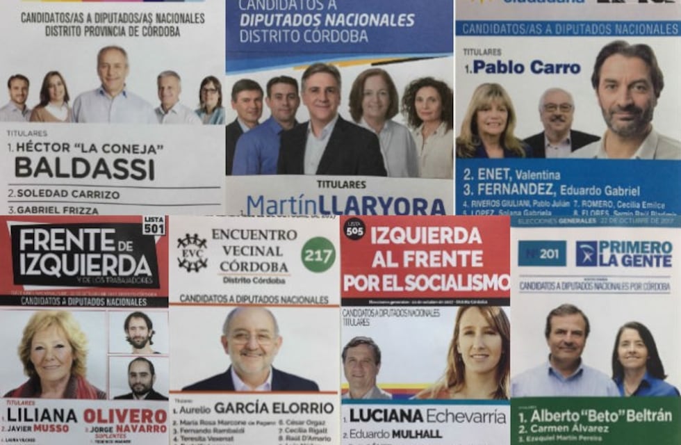 Cómo quedaron las listas para las elecciones del domingo