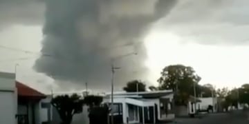¿Qué es la "nube pared" que se formó sobre Olavarría?