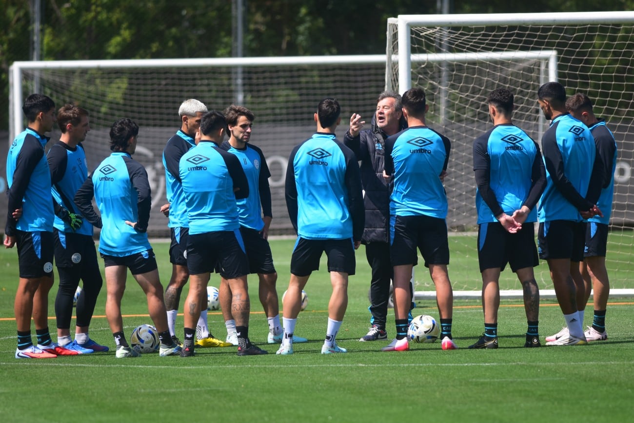 Entrenamiento de Belgrano en el predio de Villa Esquiú. (Pedro Castillo / La Voz)