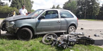 Ambos rodados quedaron a la vera de Jorge Newbery y Álvarez Condarco\u002E (@minsegsf)