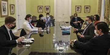 Gabinete económico (Foto: Télam)