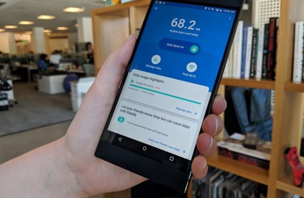Google lanzó una app para controlar los datos móviles