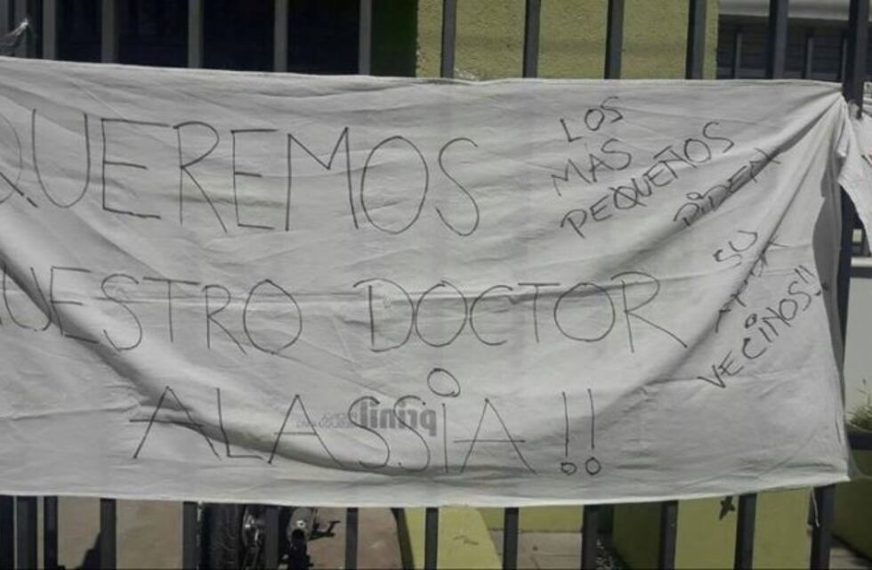 Alegría en dispensario de barrio Colón por el regreso de un pediatra