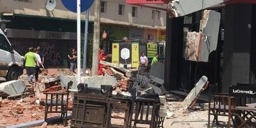 Tragedia en Punta Mogotes (Foto: Clarín)