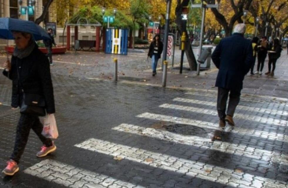 Lluvia y descenso de la temperatura en Mendoza