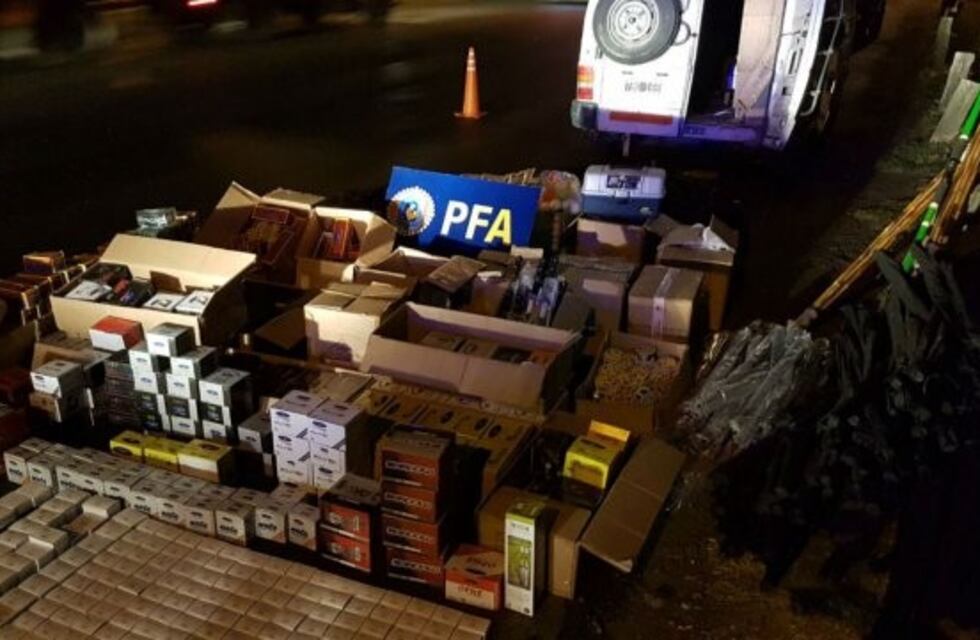 Medio millón de pesos en artículos de pesca y camping secuestrados en General Lagos