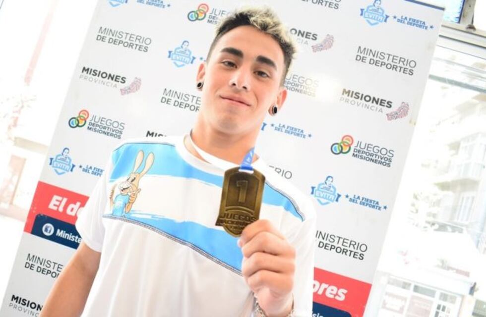 Francisco Benítez, de Eldorado, rompió su propio récord en largo