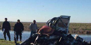 Accidente entre las ciudades cordobesas de Laboulaye y Rosales.