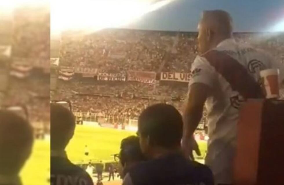 Pablo Lunati insultó a Ricardo Centurión desde la tribuna del Monumental