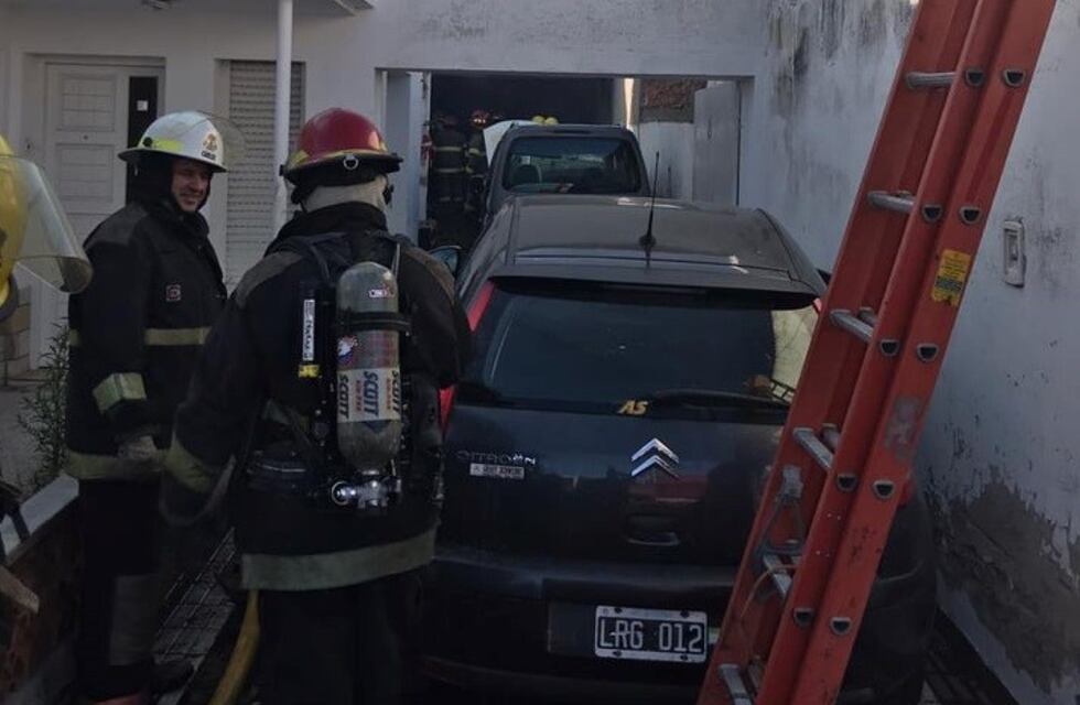 Incendio en un Taller Mecánico en Punta Alta