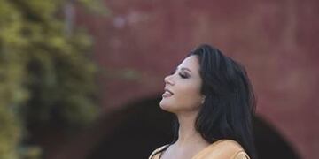 Adabel Guerrero rompió en llanto mientras le cantaba un tema a su pequeña Lola\u002E