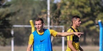 Marco Ruben podría volver a ser titular en Rosario Central\u002E (Prensa Rosario Central)