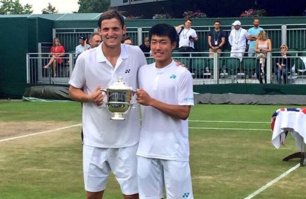 El argentino Axel Geller tuvo revancha y se consagró campeón del dobles junior en Wimbledon