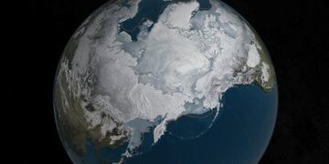 Antártida desde el espacio\u002E