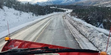 Choque en El Foyel entre dos camiones